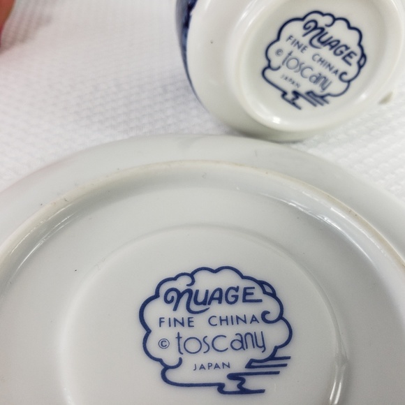 Nuage Fine China Tea Cup And Saucer Tuscany Japan - Picture 3 of 8